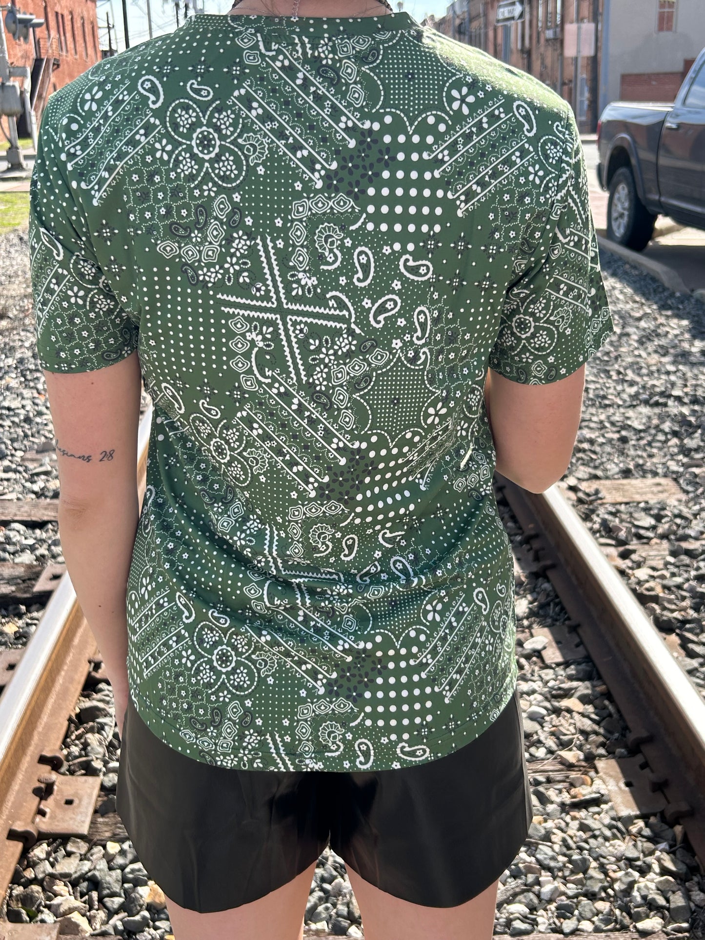 Green Bandanna Tee