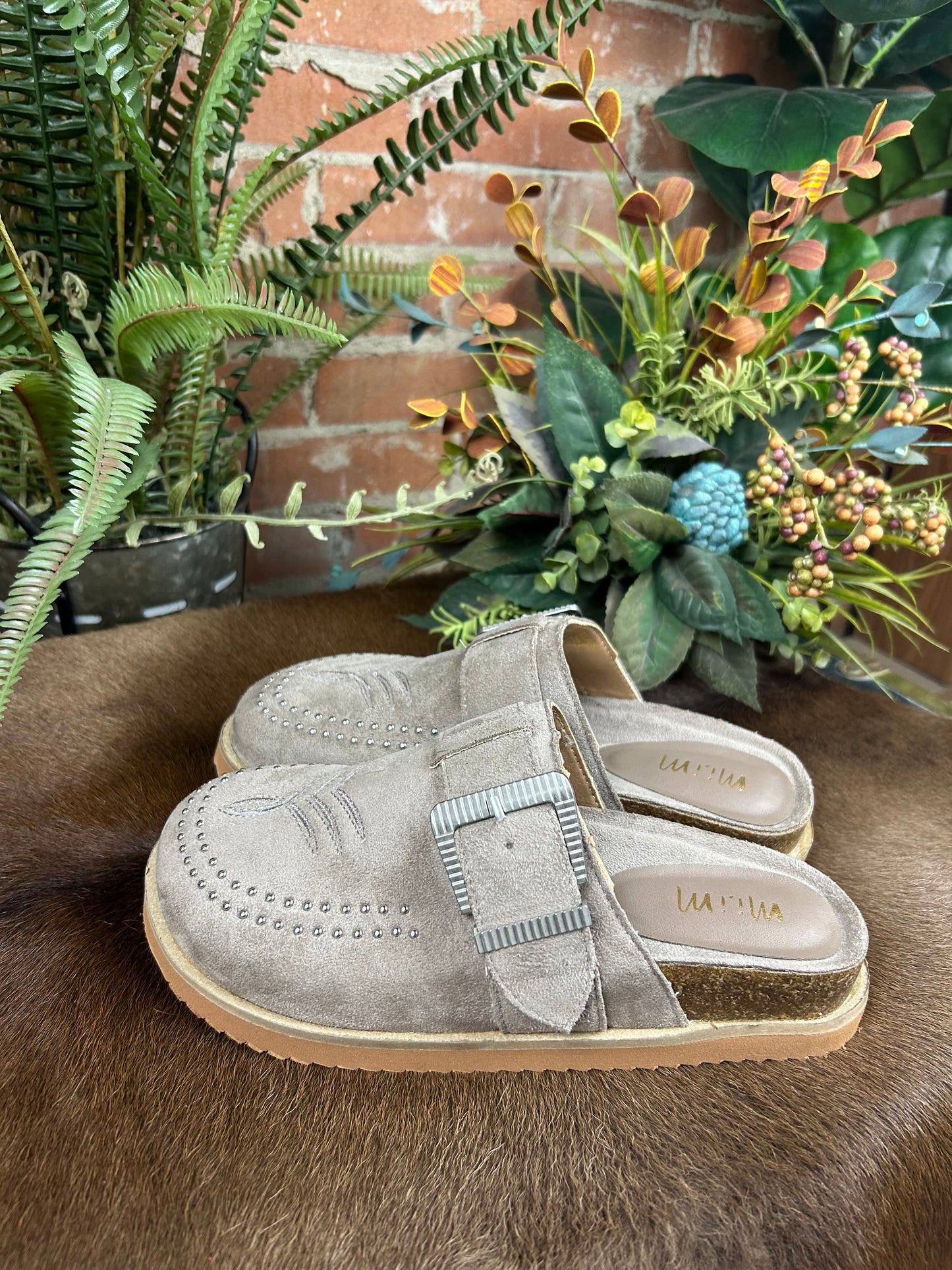 Grey Josephine Slide