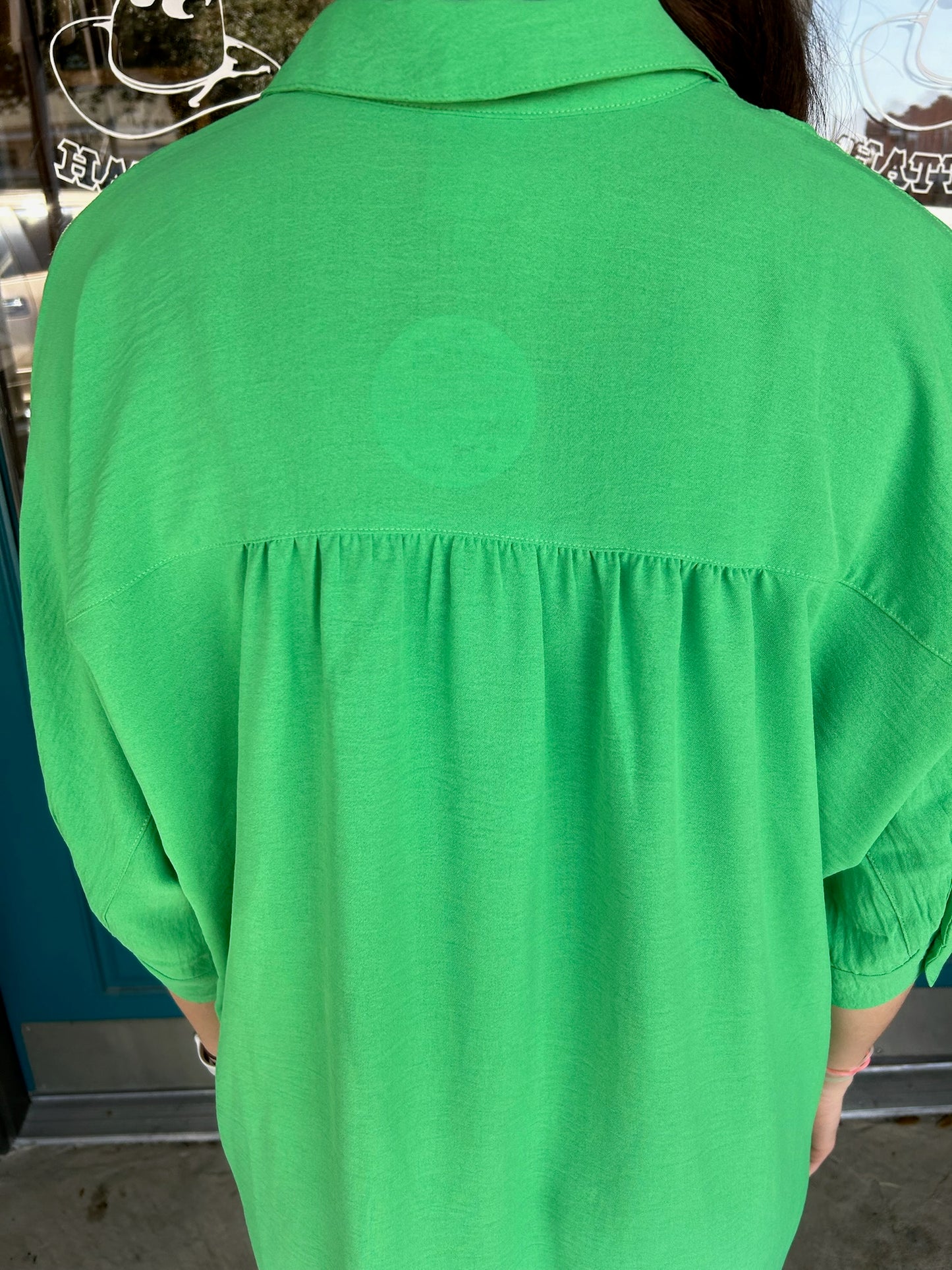 Collared Dolman Dress