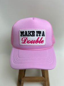 Make It A Double Trucker Cap