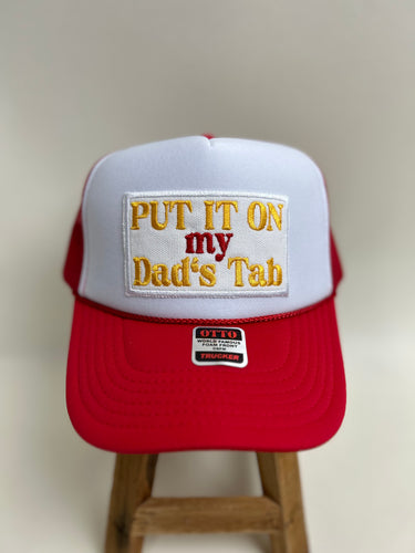 Dad's Tab Trucker Cap