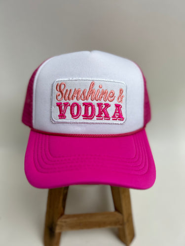 Sunshine & Vodka Trucker Cap
