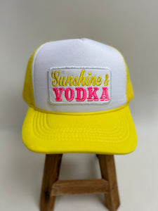 Sunshine & Vodka Trucker Cap