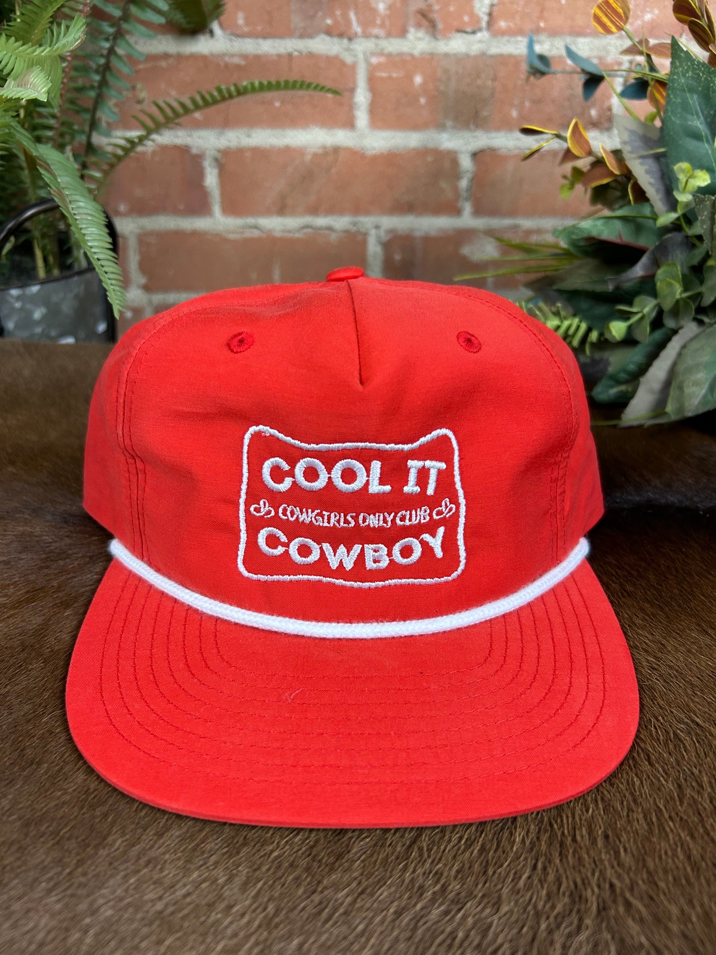 Cool It Cowboy Rope Cap
