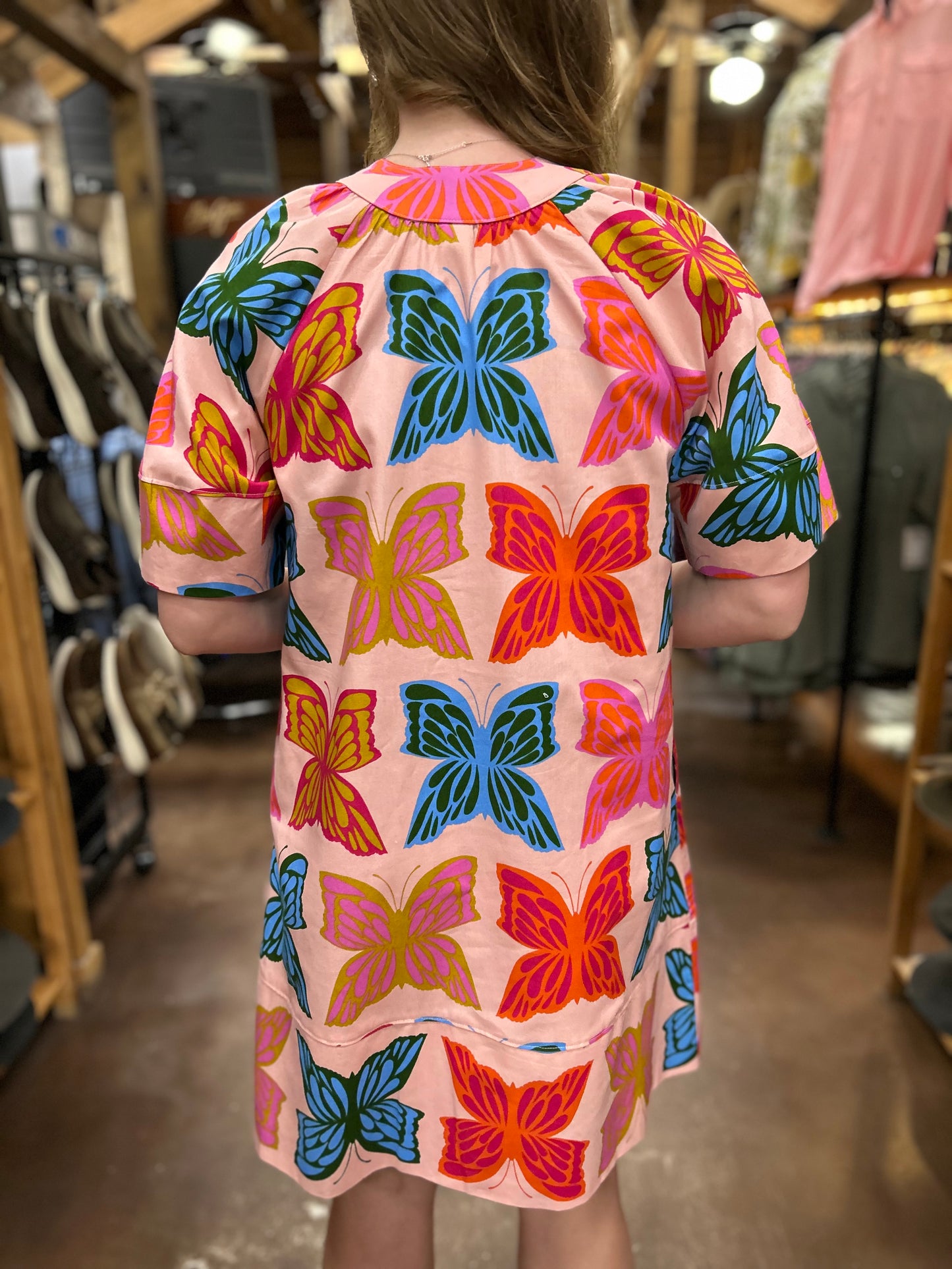 Butterflies Shift Dress