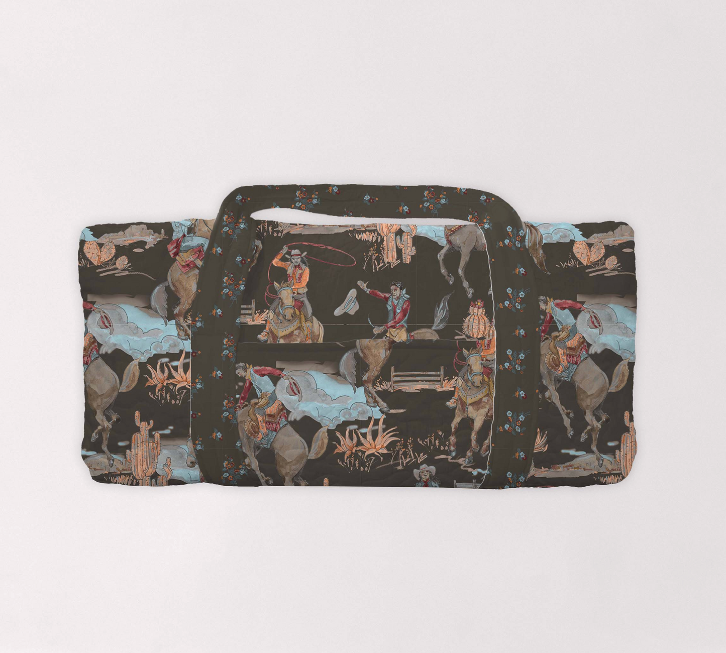 Charcoal Birdie Duffle Bag