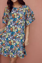 Load image into Gallery viewer, Floral &amp; Flounce Dress