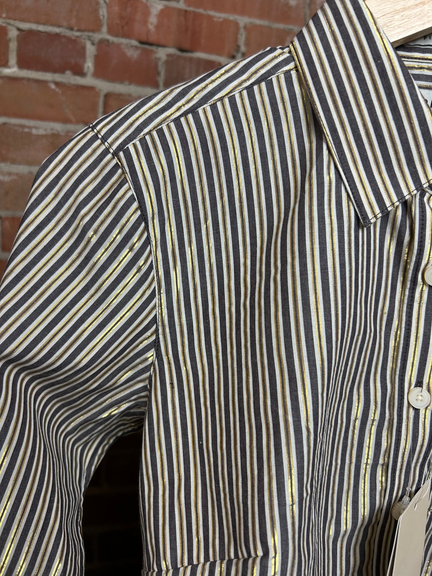 Chocolate Plum Stripe Kirby Shirt