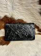 Painted Tooled Wallet