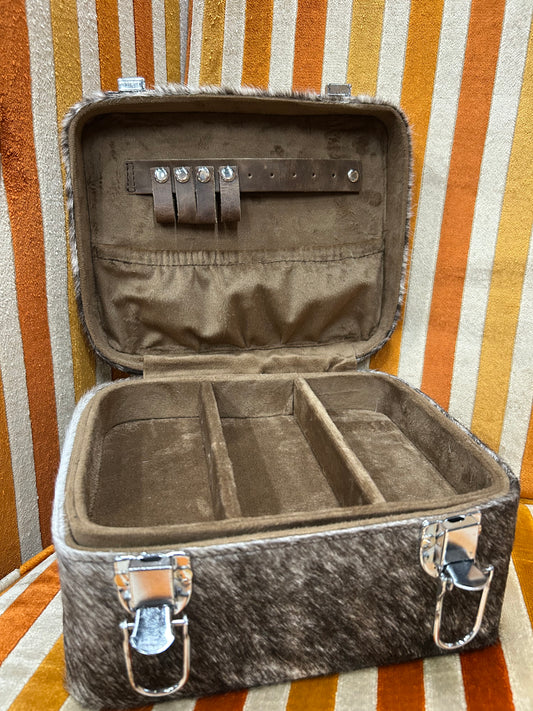 Rectangle Cowhide Jewelry Box