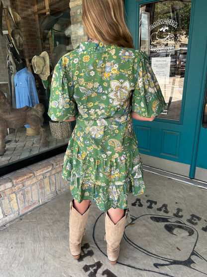Tiered Skirt Shirt Dress