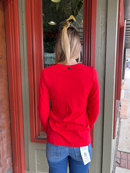 Marti Concho Shirt - Red