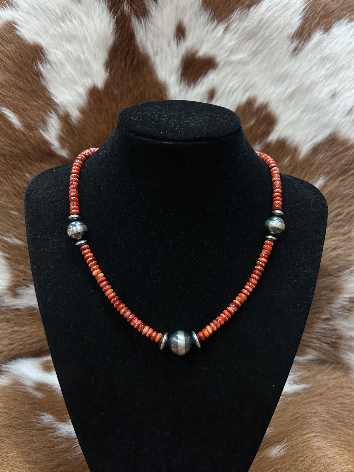 Spiney Beaded Navajo Necklace