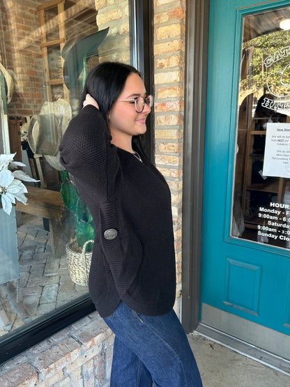 Concho Detail Sweater