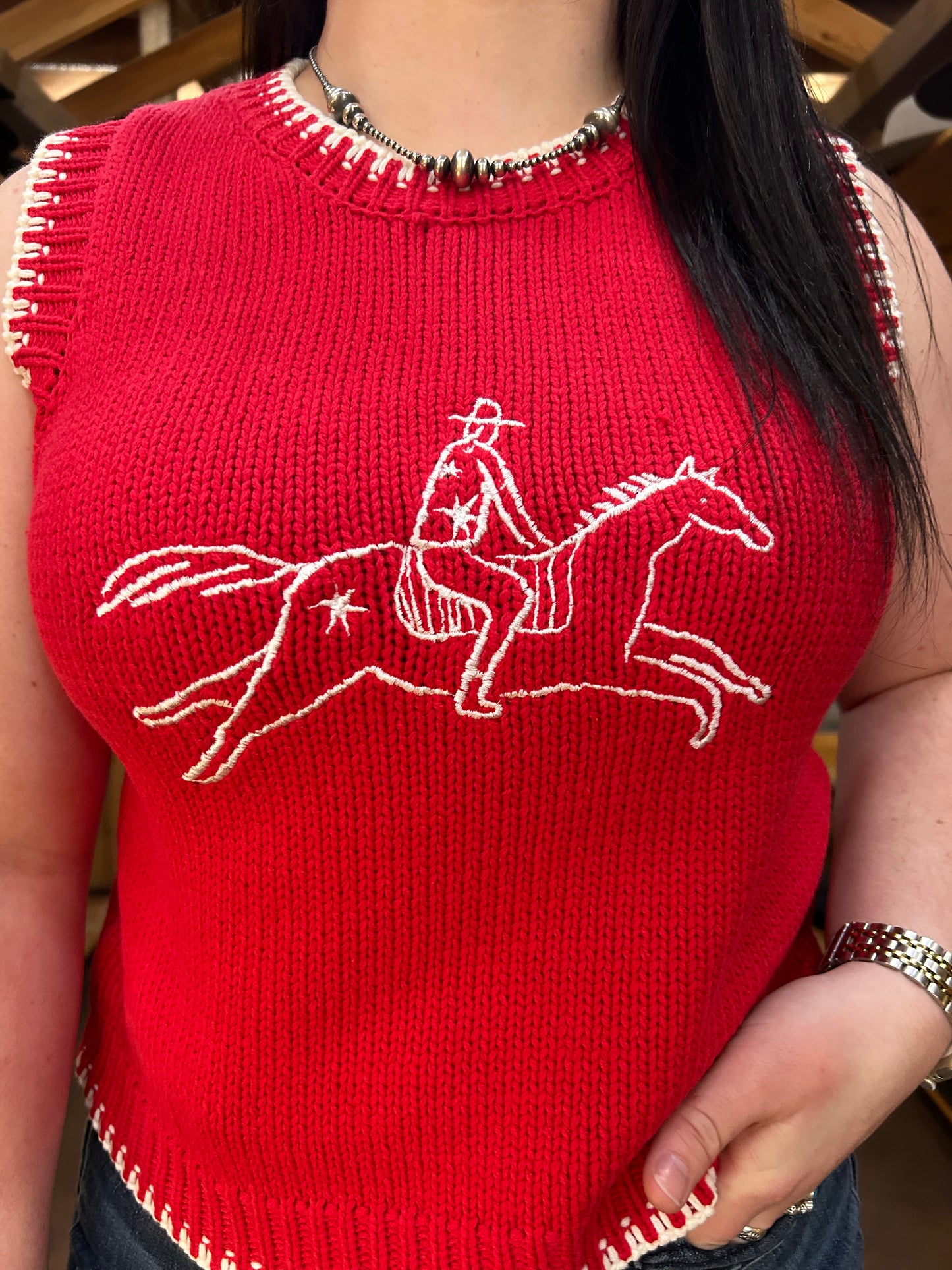 Red Star Rider Sweater Vest