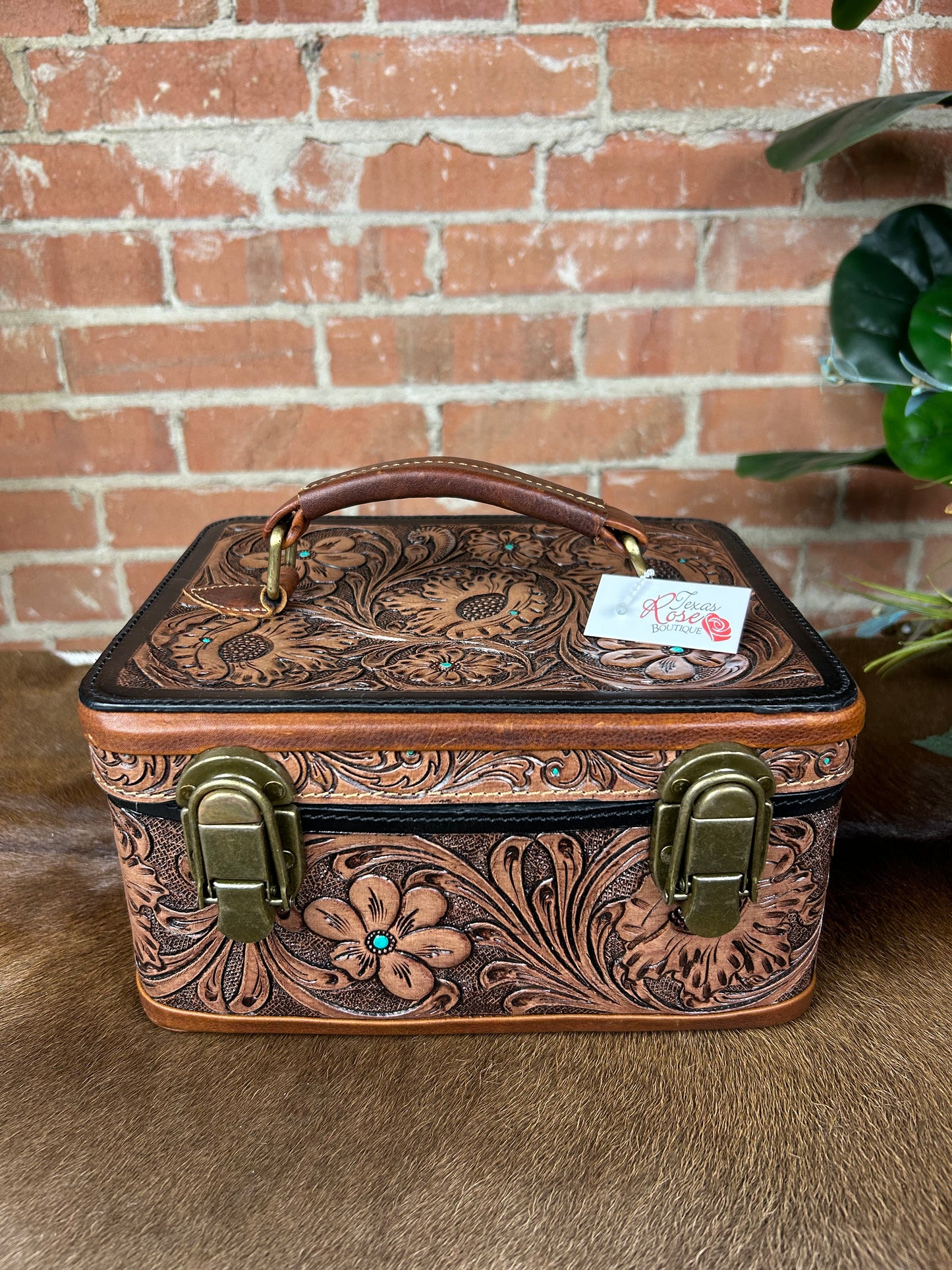 Rectangle Tooled Jewelry Box