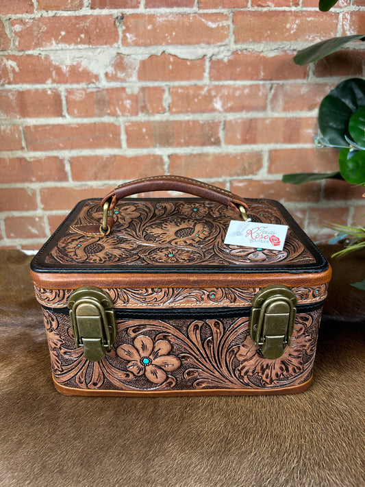 Rectangle Tooled Jewelry Box