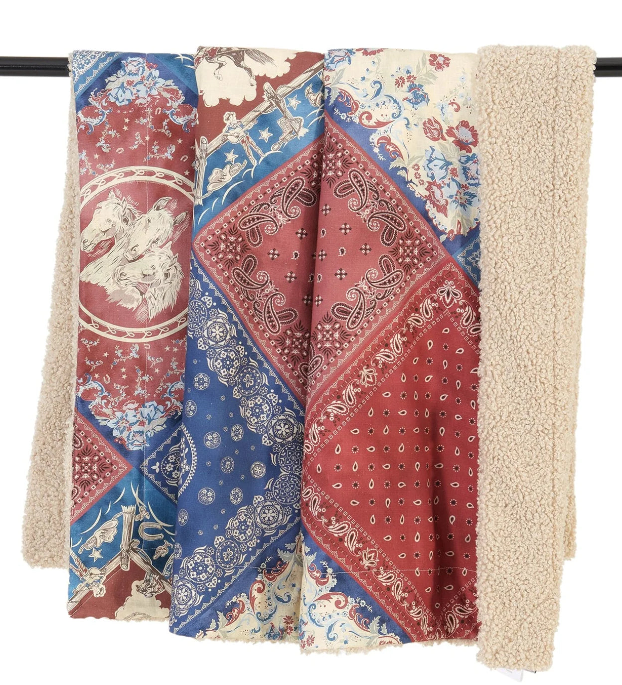 Patchwork Bandana Throw