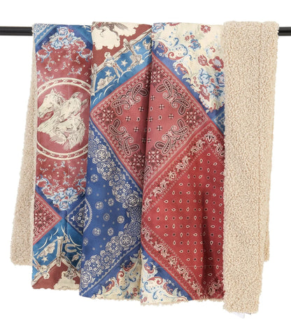 Patchwork Bandana Throw
