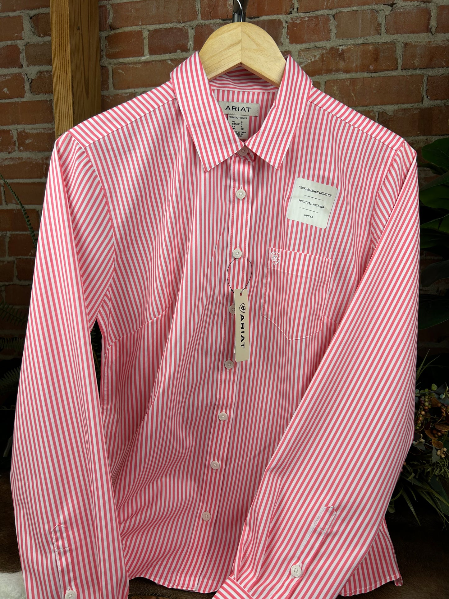 Coral Stripe Kirby Shirt