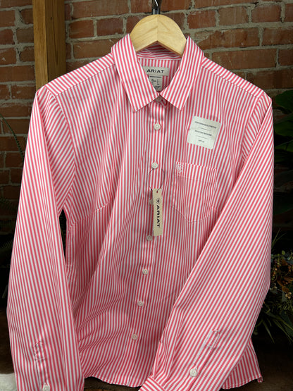 Coral Stripe Kirby Shirt