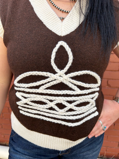 Bootstitch Sweater - Brown