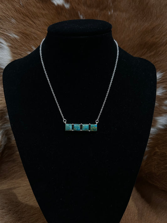 Kingman 4 Stone Necklace