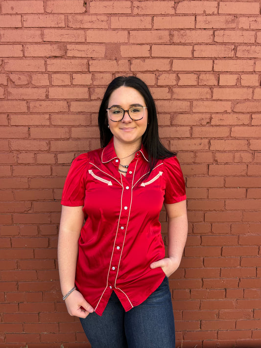 Pecos Shirt - Crimson