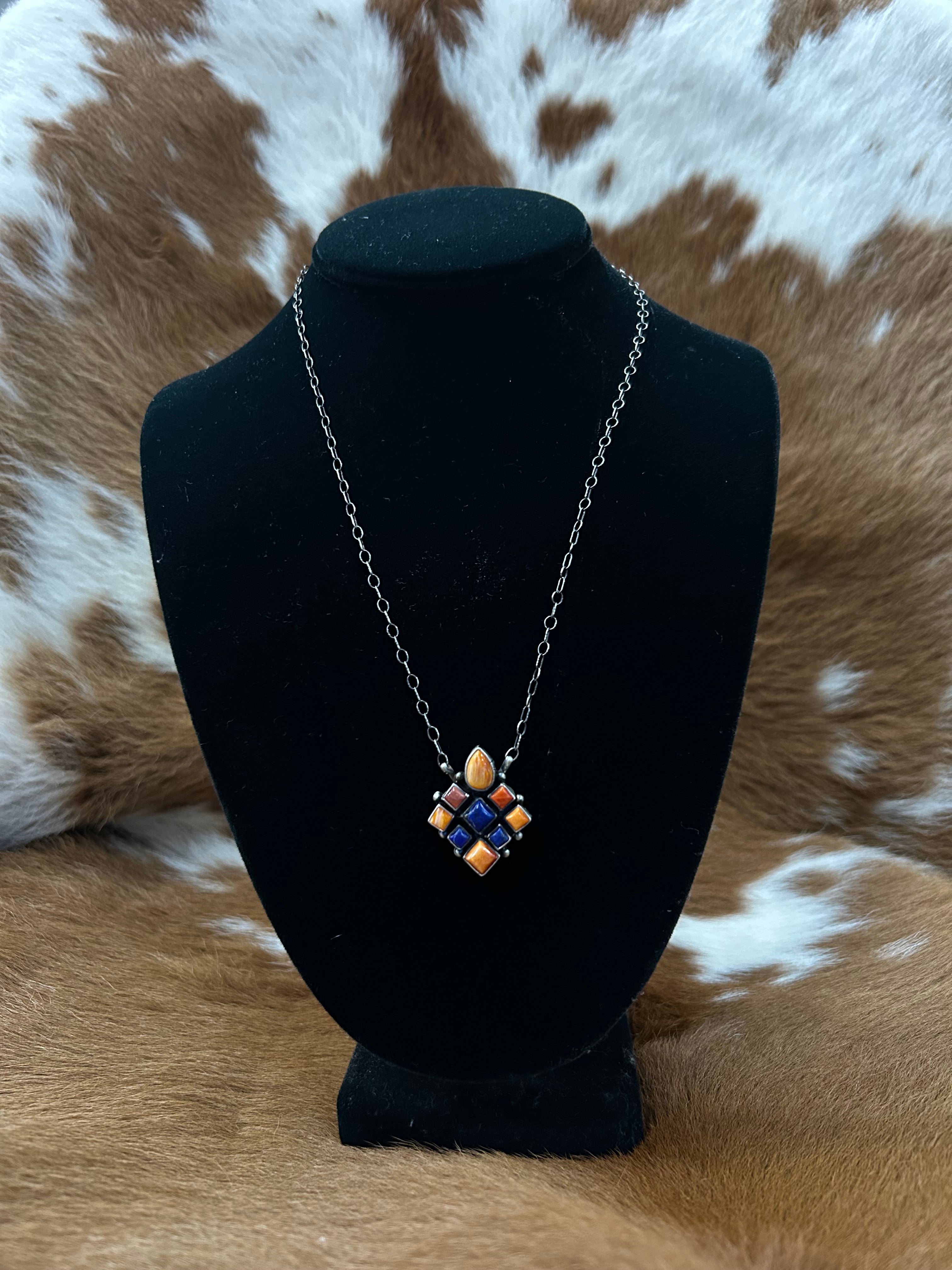 A*様 i_kawa Randy ネックレス Randy Boyd Spiney & Lapis Necklace – Texas Rose Boutique