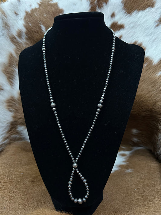 Navajo Pearl W/ Loop Necklace