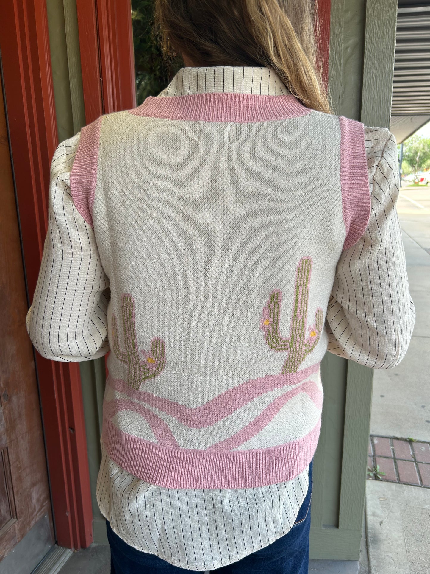 Pink Cactus Vest