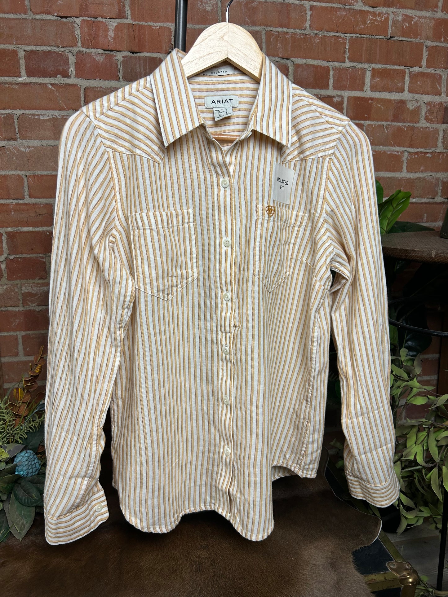 Mustard/Rust Billie Jean Shirt