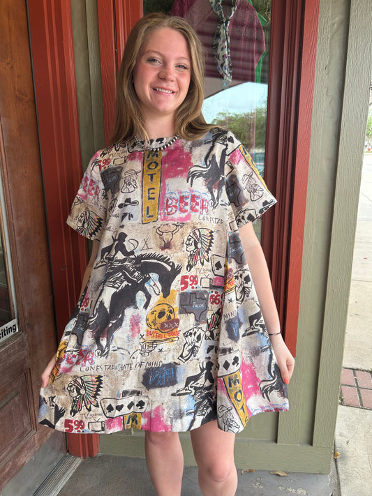 Cowboy Graffit Dress