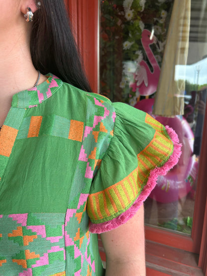 Tiered Woven Top