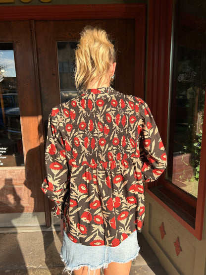 Field Of Poppies Top