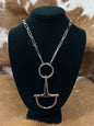 1/2 Snaffle Drop Necklace