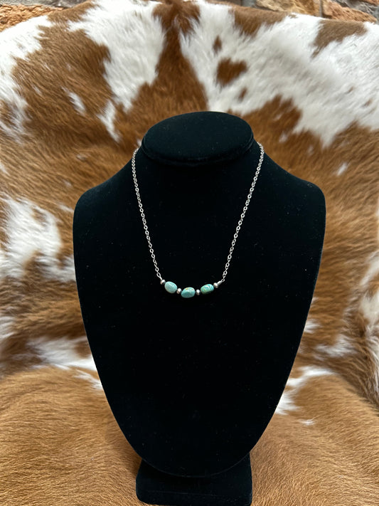 3 Turquoise & Navajos Necklace