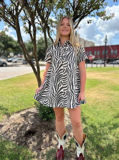 Zebra Dress