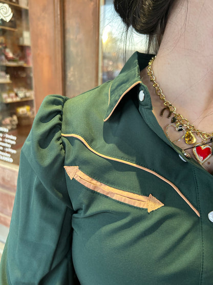 Sagebrush Shirt - Green/Tan