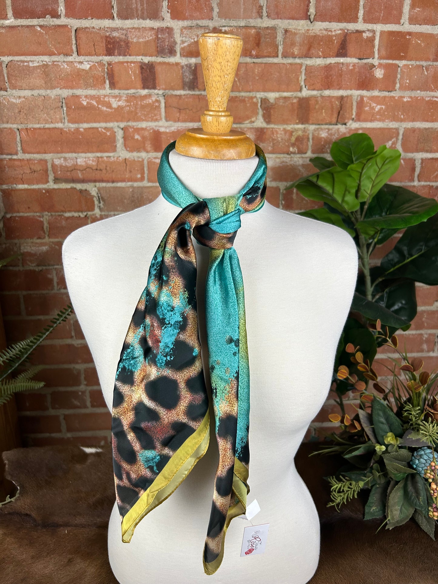 Painted Leopard Wild Rag