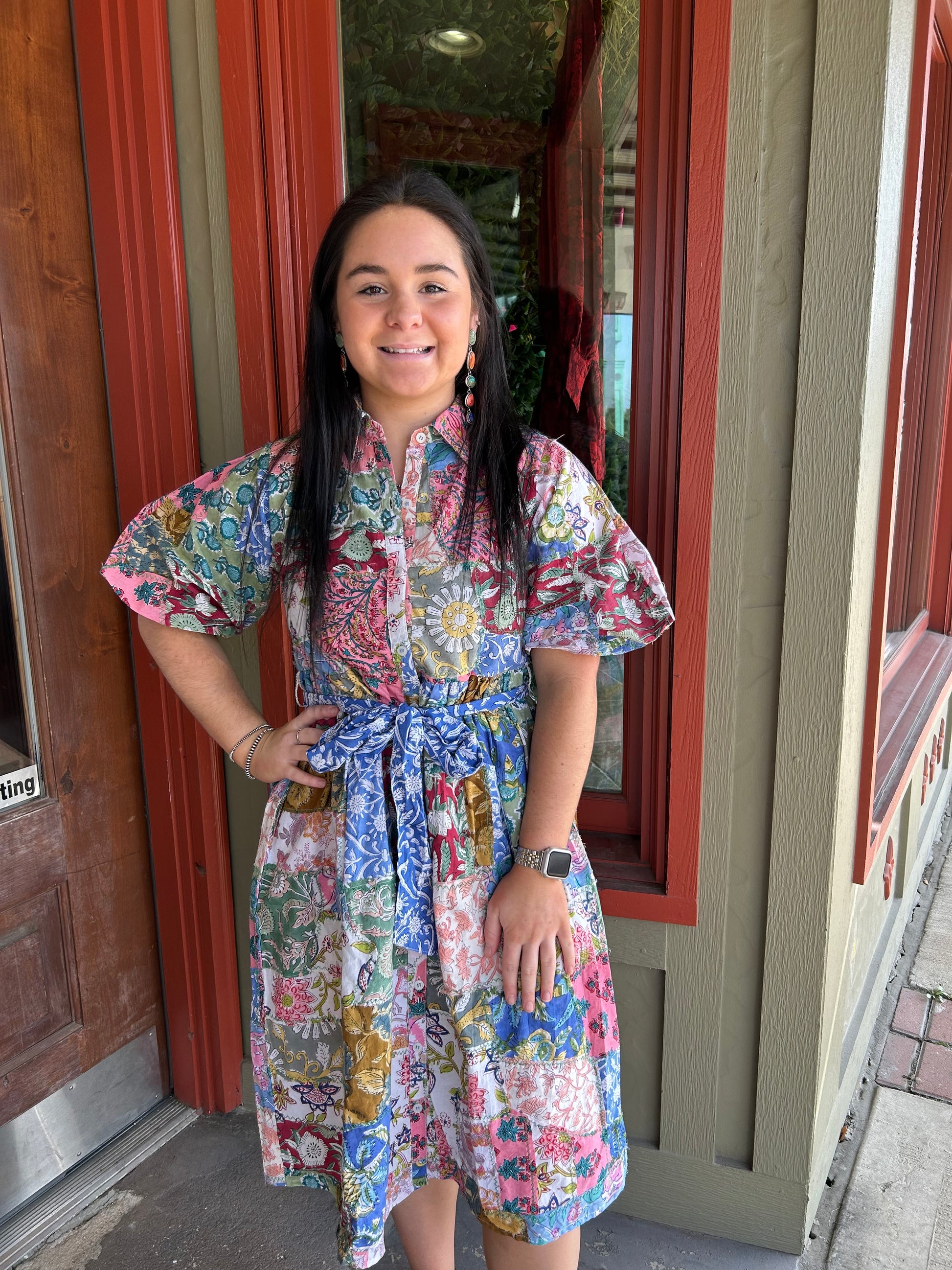 patchwork shirt dress build your own custom t-shirt dress