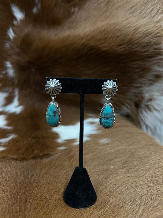 Concho Drop Earring