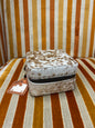 Square Cowhide Jewelry Box