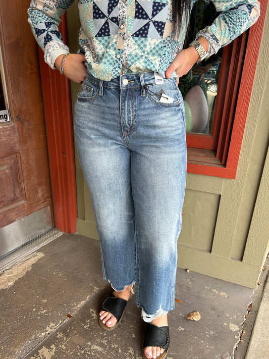Lacy Crop Jean