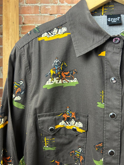 Ranch'n  Button Down