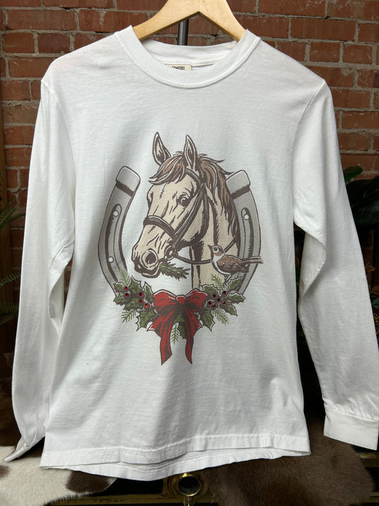 Christmas Horseshoe Tee