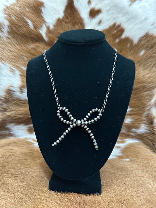 Stacking Bow Necklace