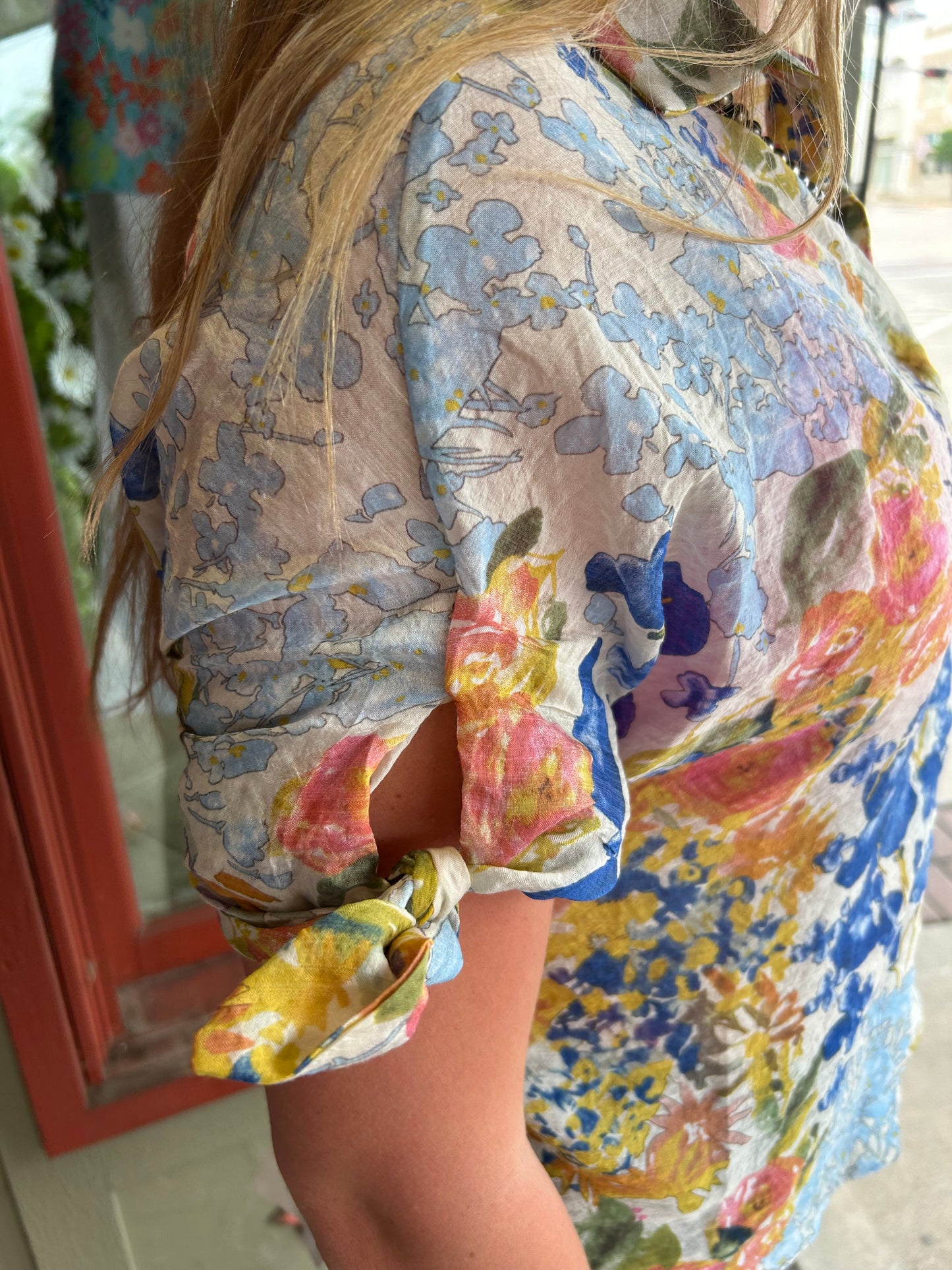 Blossom Shop Tie Sleever Top