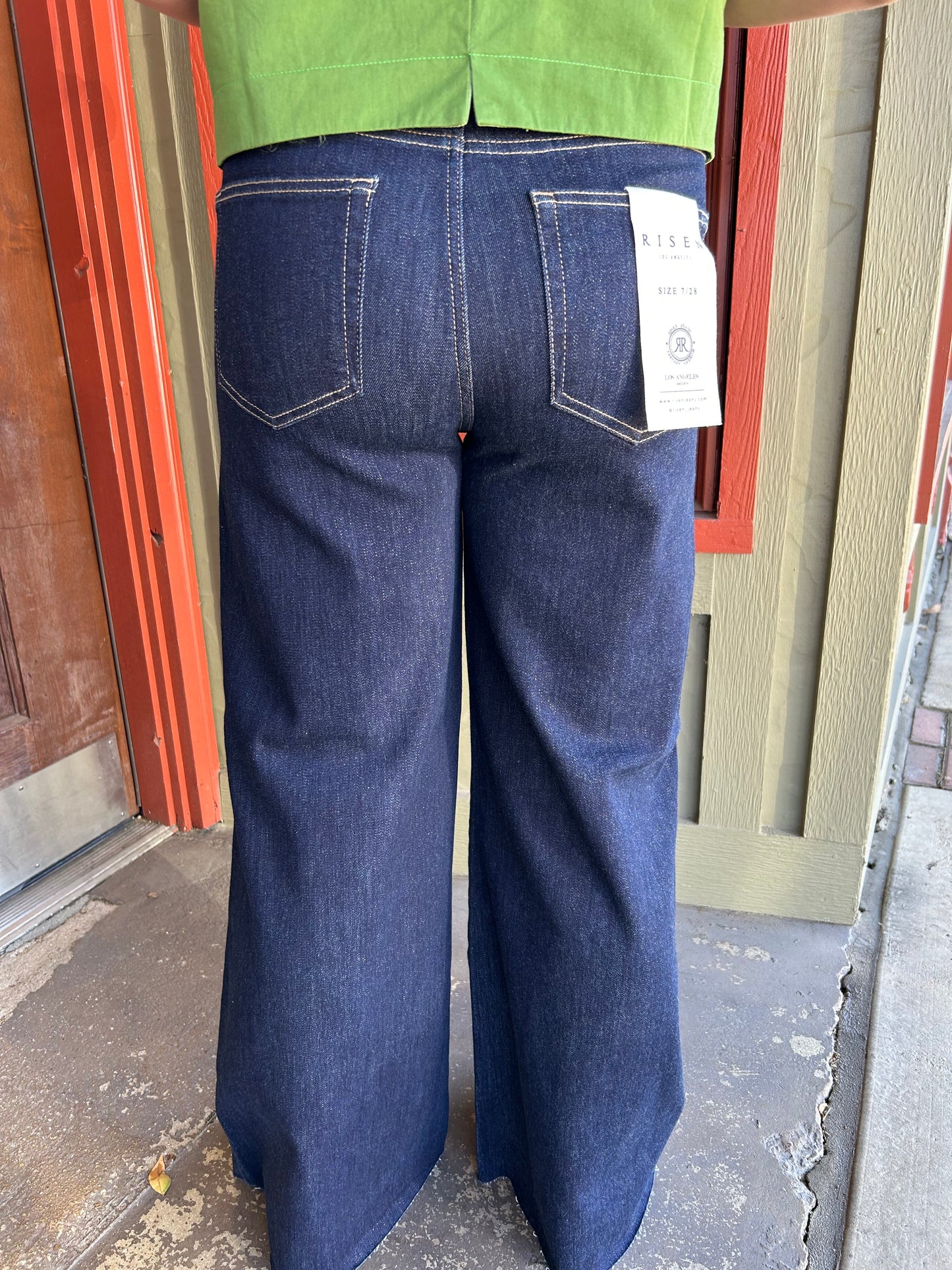 Tinsel Wide Leg Jean - Dark