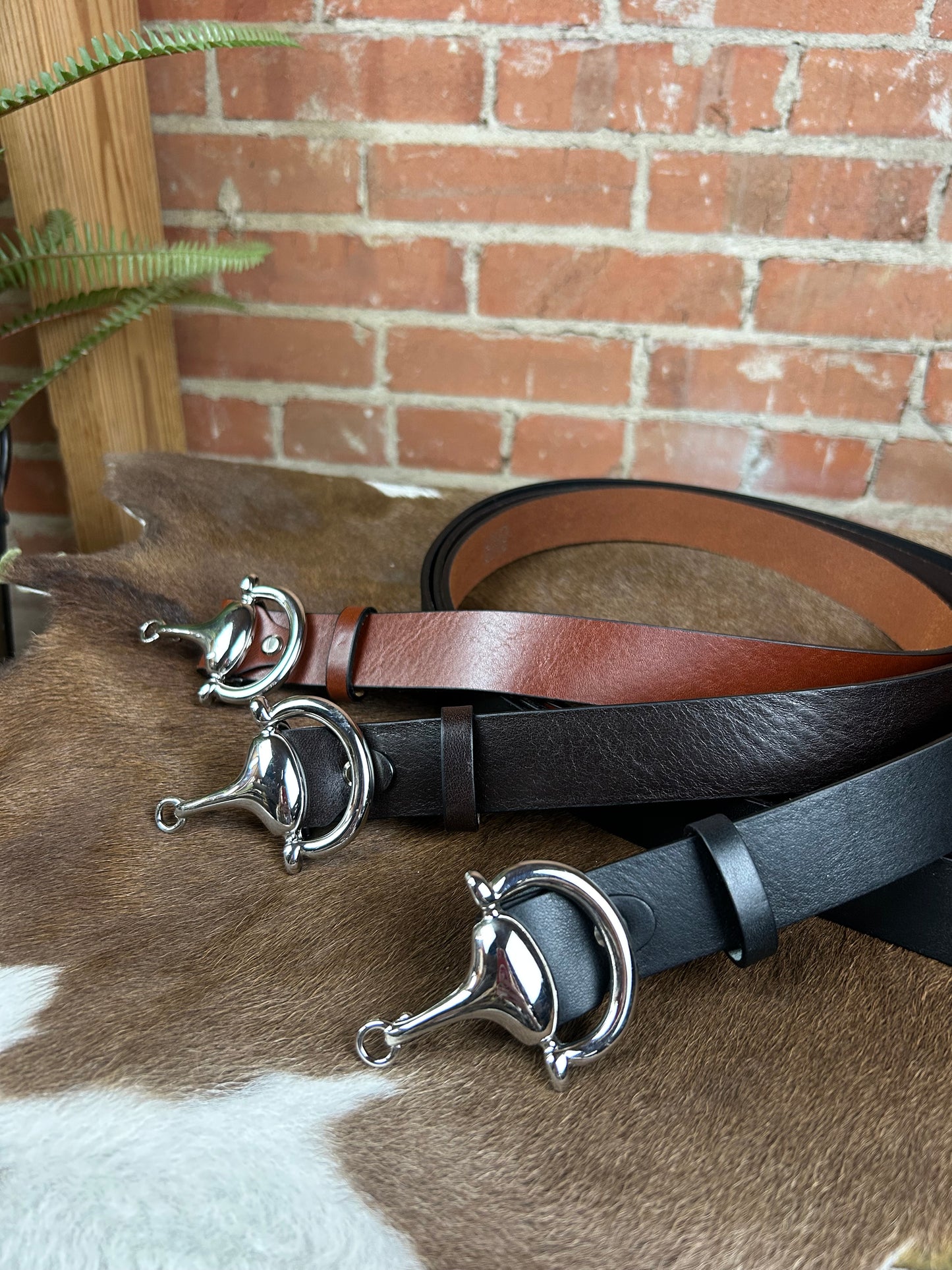 Silver Baby Bosca Bit Belt